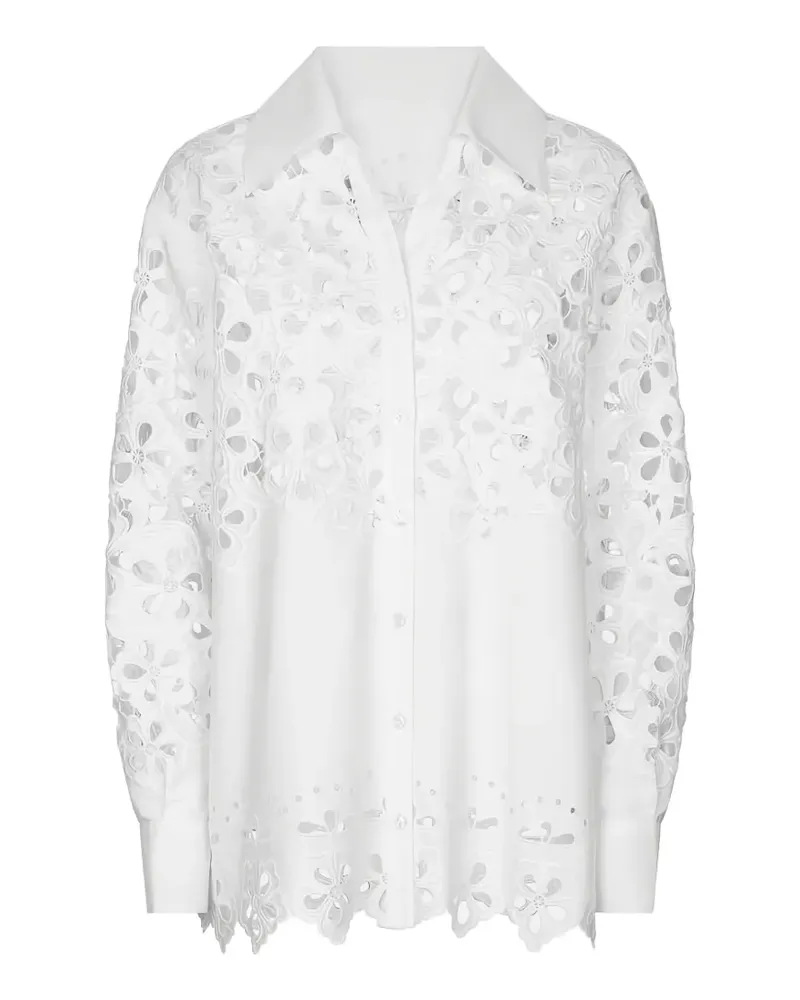 Dolce & Gabbana Top mit Rüschen - Weiß Weiß