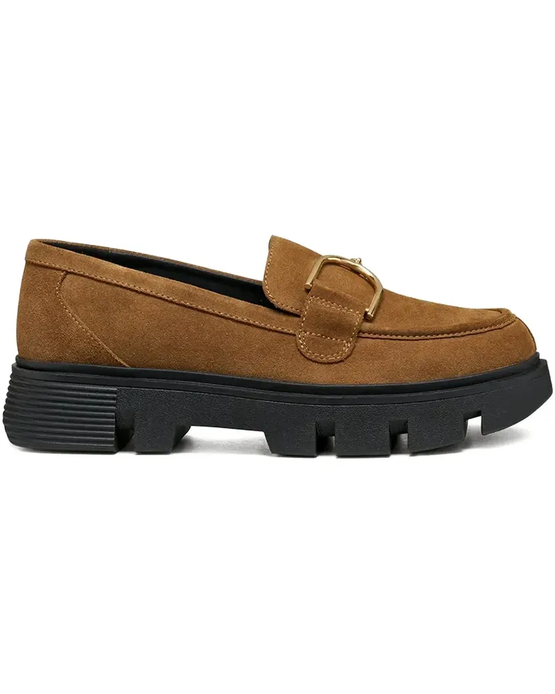 Geox Vilde buckle lug-sole loafers - Braun Braun