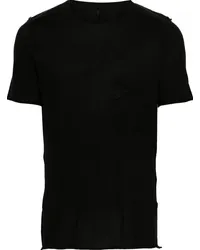 Masnada T-Shirt im Distressed-Look Schwarz