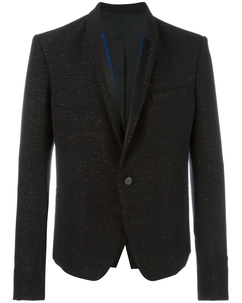 Haider Ackermann Kastiges Sakko mit Glitzer-Effekt - Schwarz Schwarz