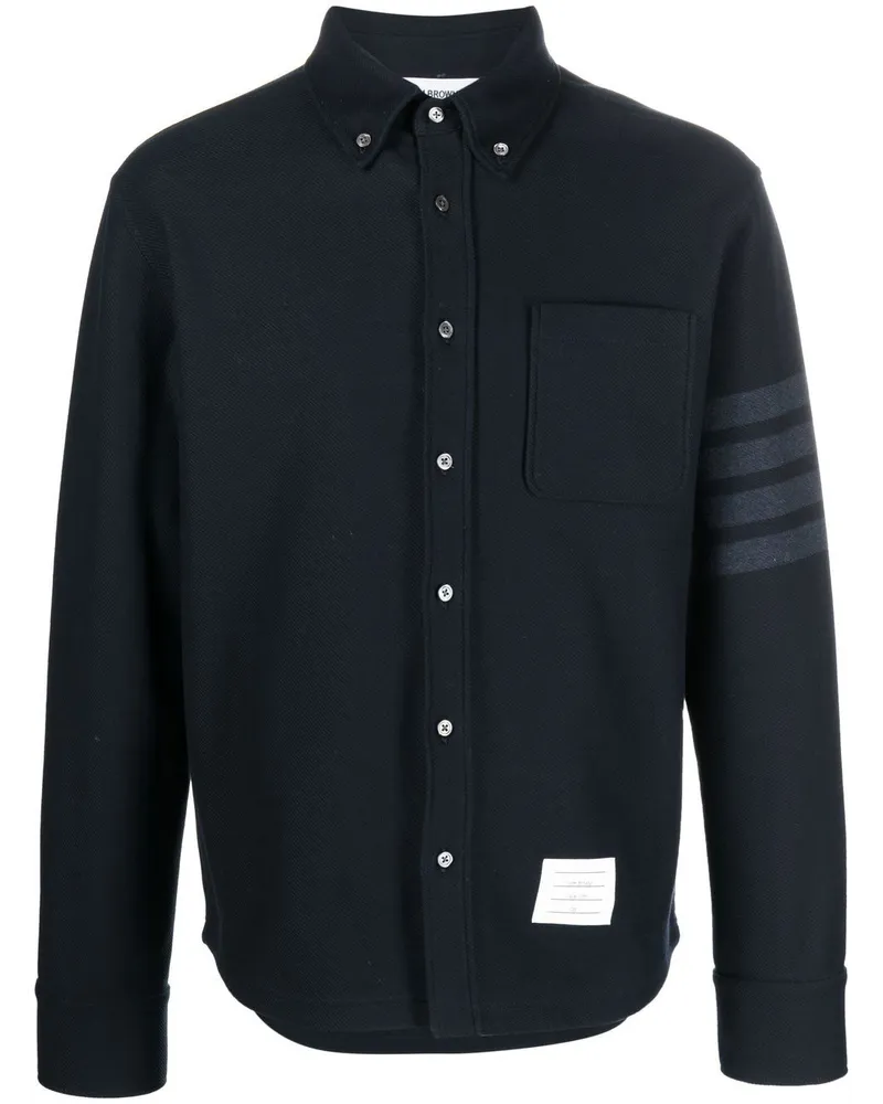 Thom Browne Klassisches Hemd - Blau Blau