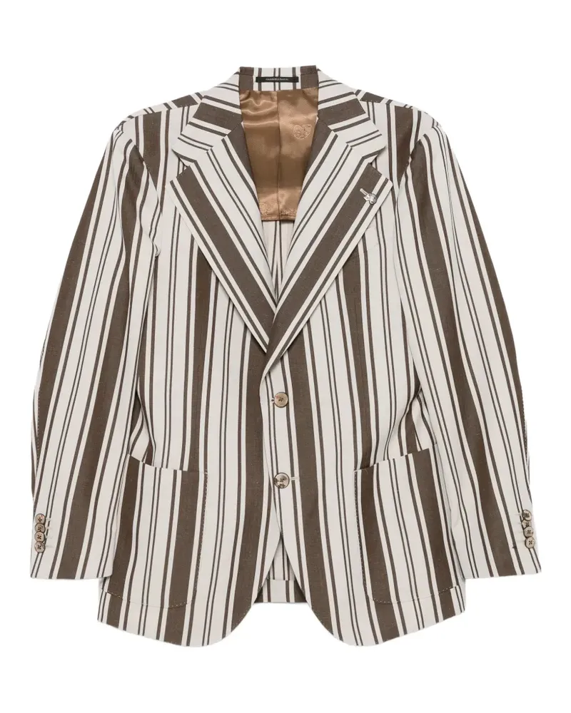 Gabriele Pasini striped blazer - Braun Braun