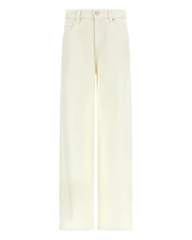 Brunello Cucinelli elastic waistband pocket trousers - Nude Nude