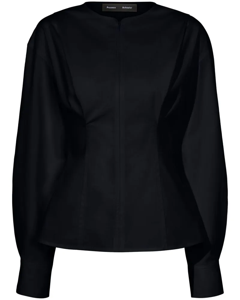 Proenza Schouler Ivonne Bluse - Schwarz Schwarz