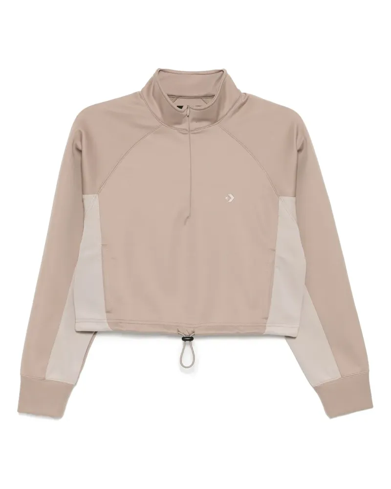 Converse Sweatshirt mit Logo-Stickerei - Braun Braun