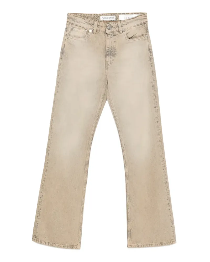 Our Legacy boot-cut jeans - Nude Nude