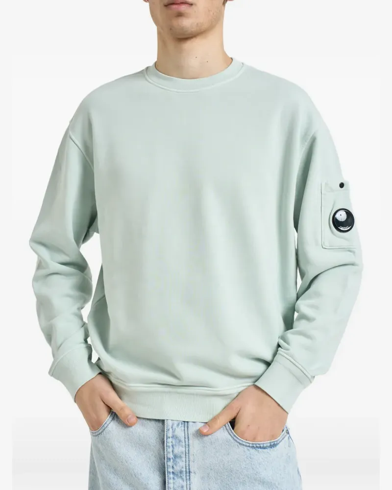 C.P. Company Sweatshirt mit Ärmeltasche - Grün Grün