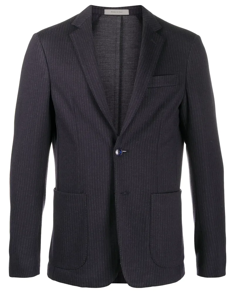 Corneliani Sakko mit Nadelstreifen - Blau Blau