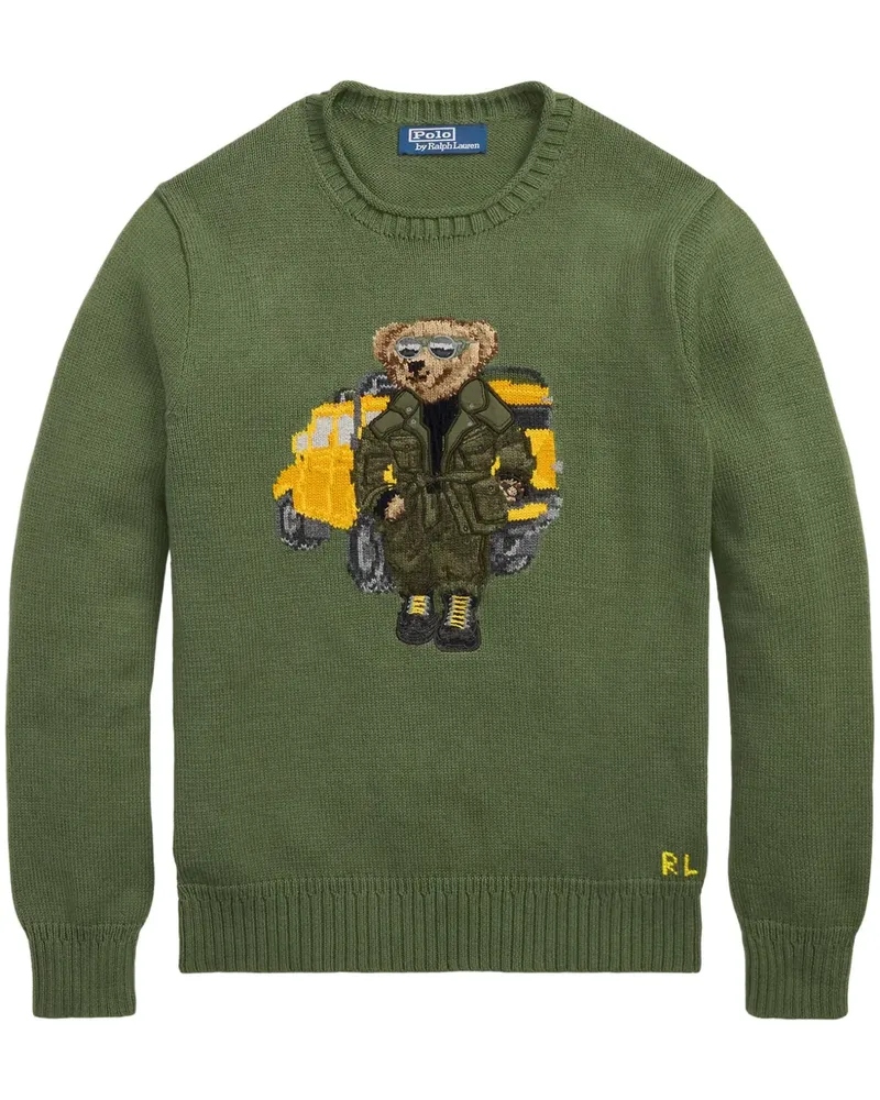 Ralph Lauren Pullover mit Polo Bear-Motiv - Grün Grün