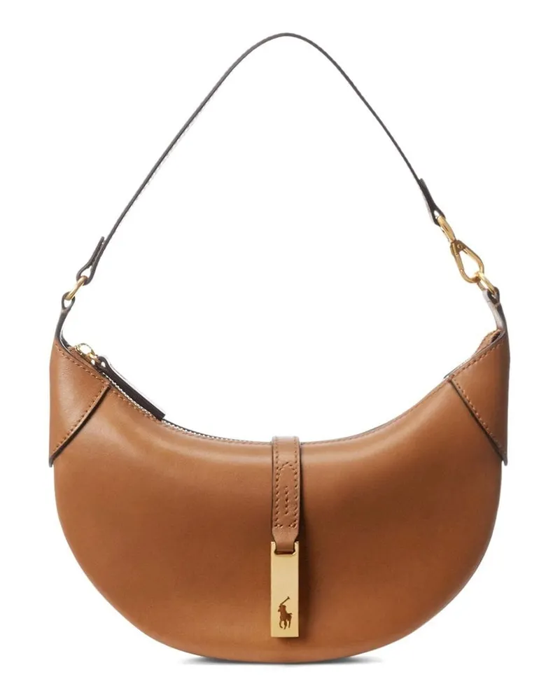 Ralph Lauren Kleine Schultertasche - Nude Nude