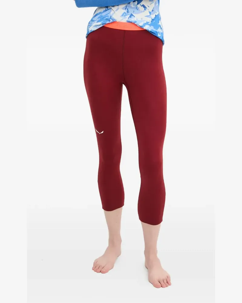 Salewa logo-detail leggings - Rot Rot
