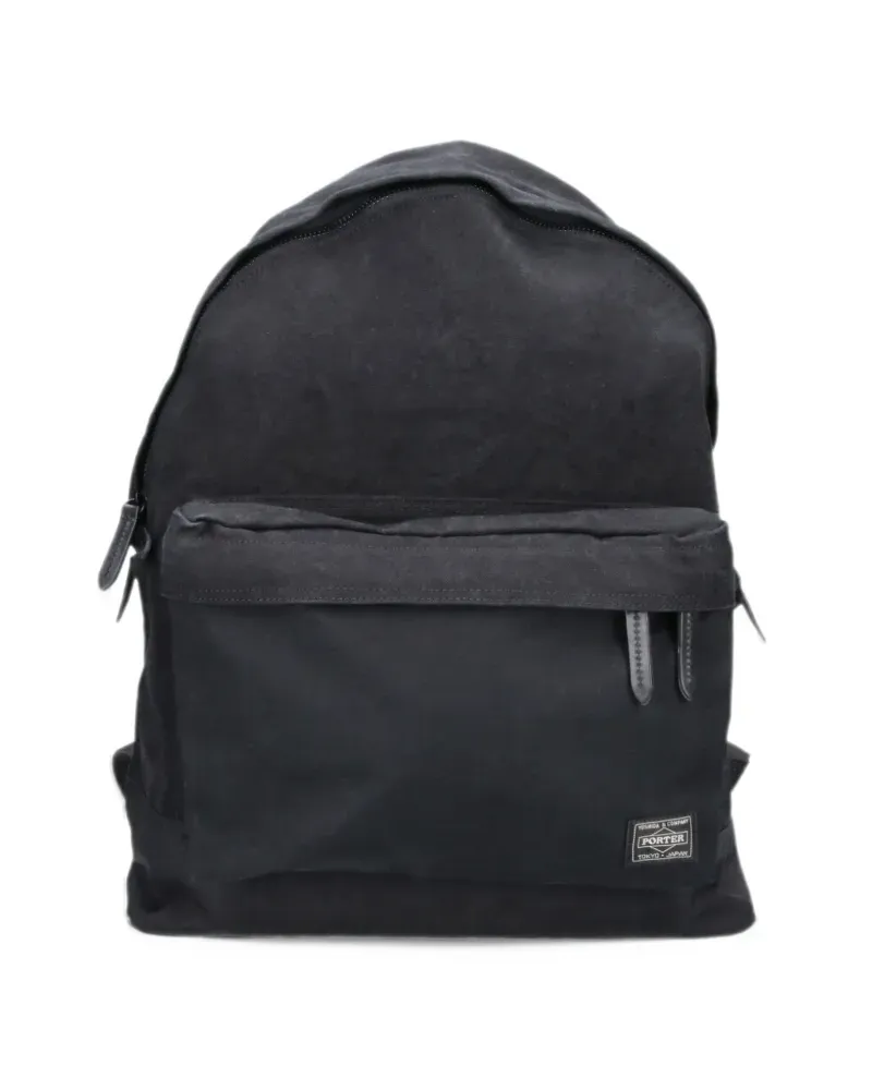 PORTER-YOSHIDA & CO canvas backpack - Schwarz Schwarz