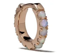 18kt Rotgoldcreole mit Opal