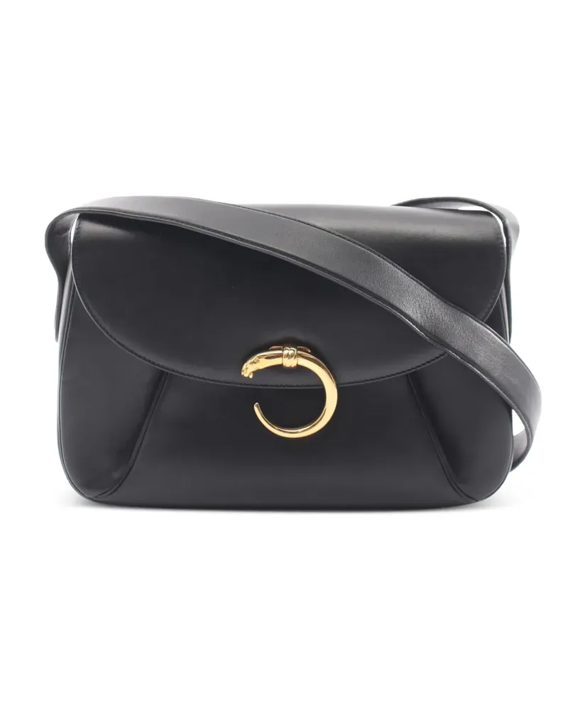 Cartier 2000s Panthère Schultertasche - Schwarz Schwarz