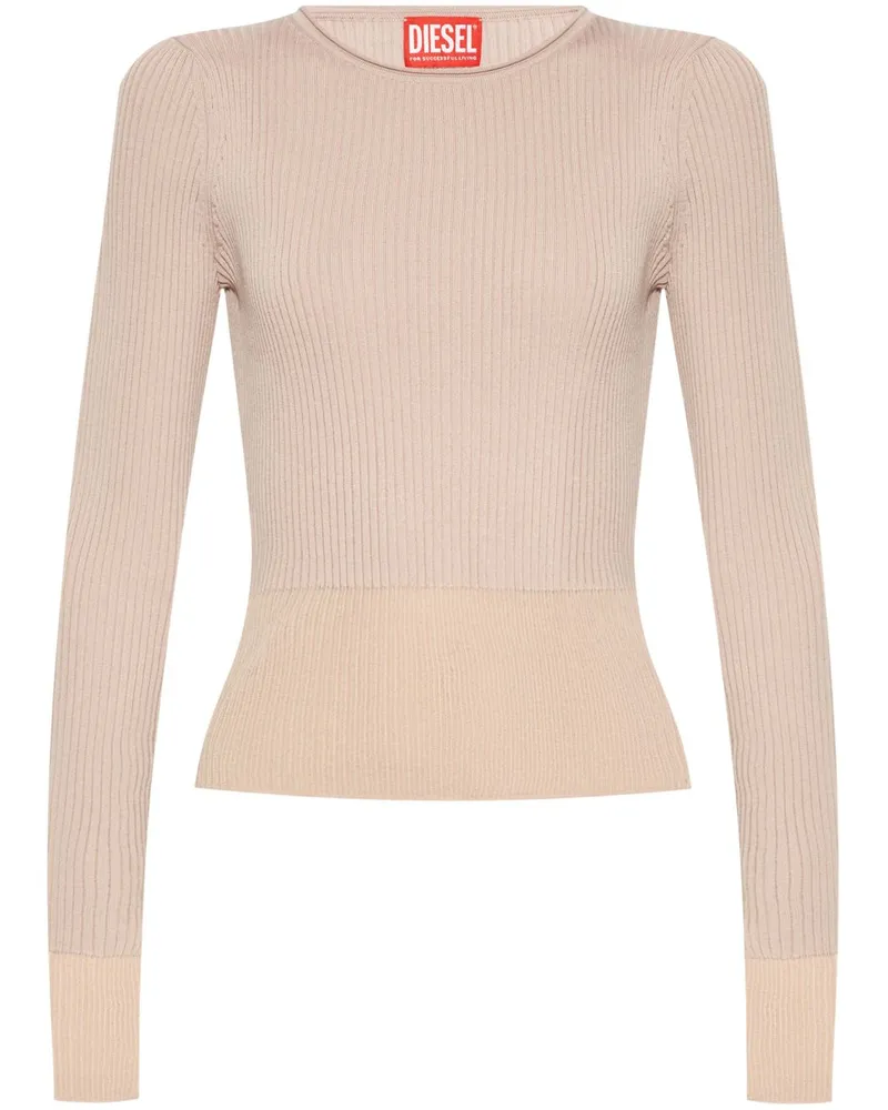 Diesel M-Slehs Strickoberteil - Rosa Rosa