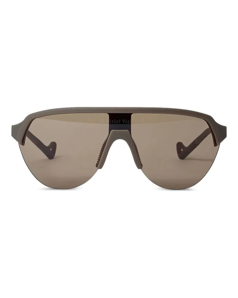 District Vision Nagata Speed Blade Sonnenbrille - Braun Braun