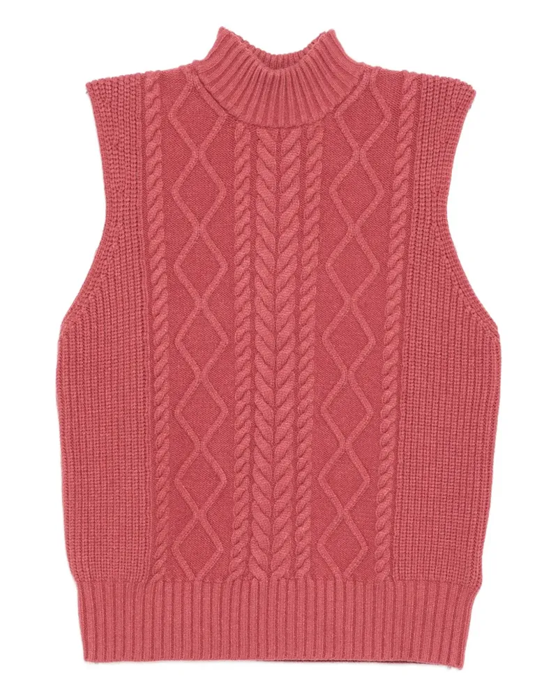 Varley Joilette rollneck vest - Rosa Rosa
