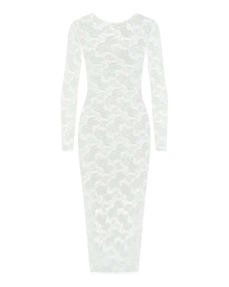 Maison Close Flashback Midikleid - Weiß Weiß