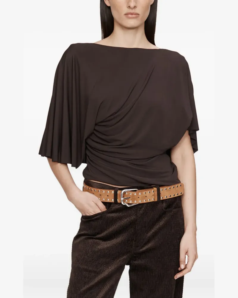 Christopher Esber Ausgestelltes Jerseyoberteil - Braun Braun