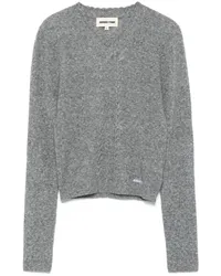 SHUSHU/TONG Cropped-Pullover Grau