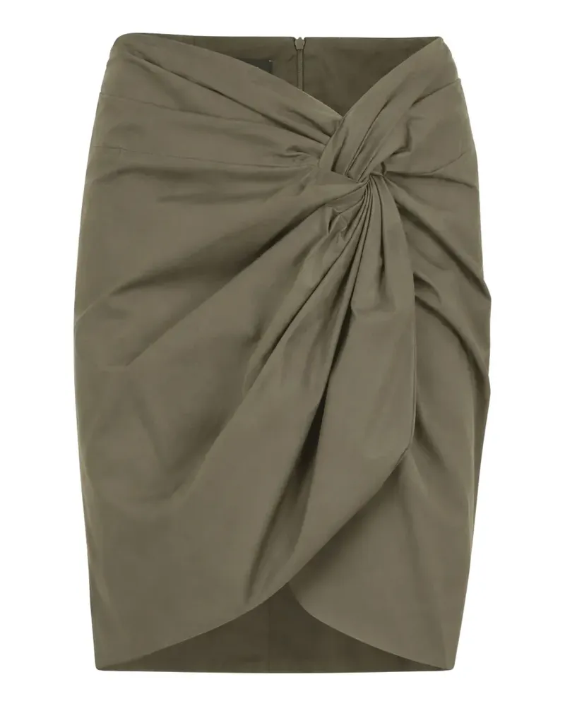 Federica Tosi twist-detail mini skirt - Grün Grün