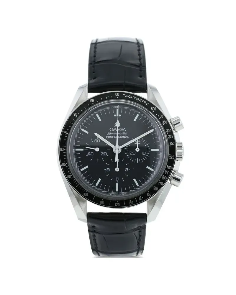 Omega 2007 pre-owned Speedmaster 42mm - Schwarz Schwarz
