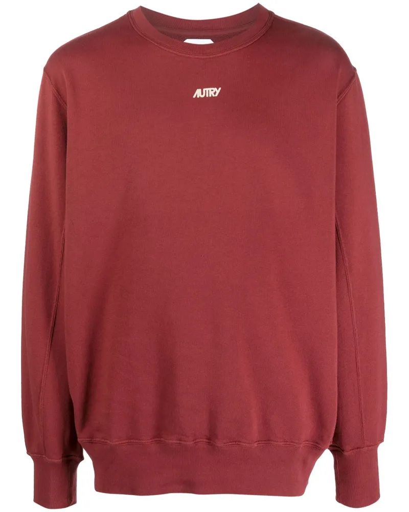 AUTRY Sweatshirt mit Logo-Stickerei - Rot Rot