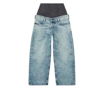 Jeans mit Acid-Wash-Effekt - Blau