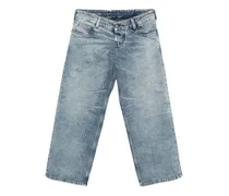 Jeans mit Acid-Wash-Effekt - Blau
