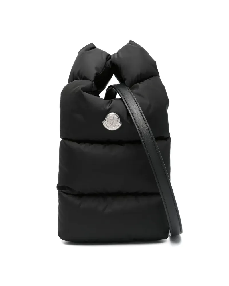 Moncler Kleine Legere Tote Bag - Schwarz Schwarz
