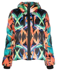 Philipp Plein Bomberjacke mit Print Schwarz