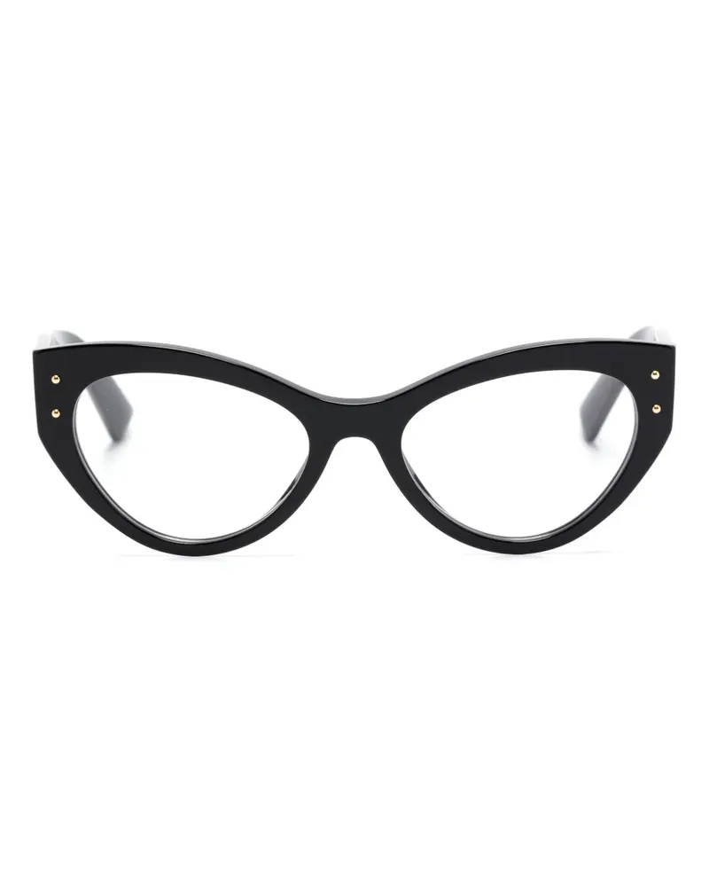 Dolce & Gabbana Cat-Eye-Brille - Schwarz Schwarz