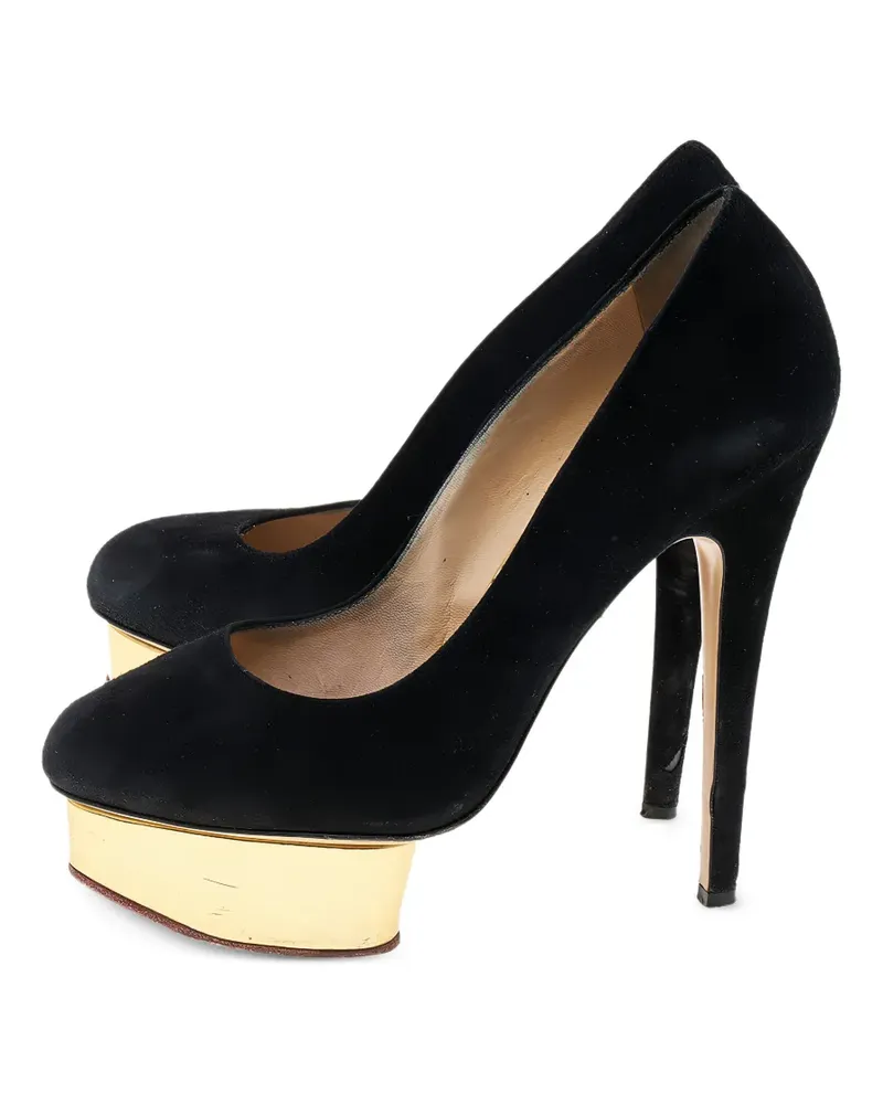 Charlotte Olympia Dolly Plateau-Pumps 155mm - Schwarz Schwarz