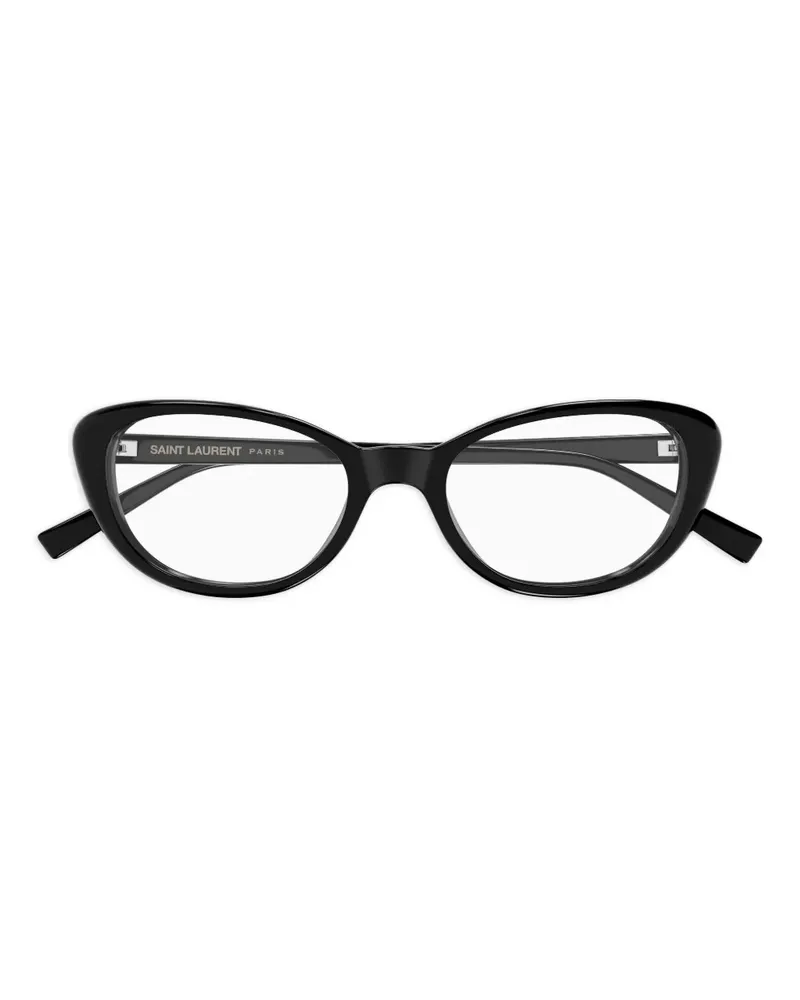 Saint Laurent Brille im Cat-Eye-Design - Schwarz Schwarz