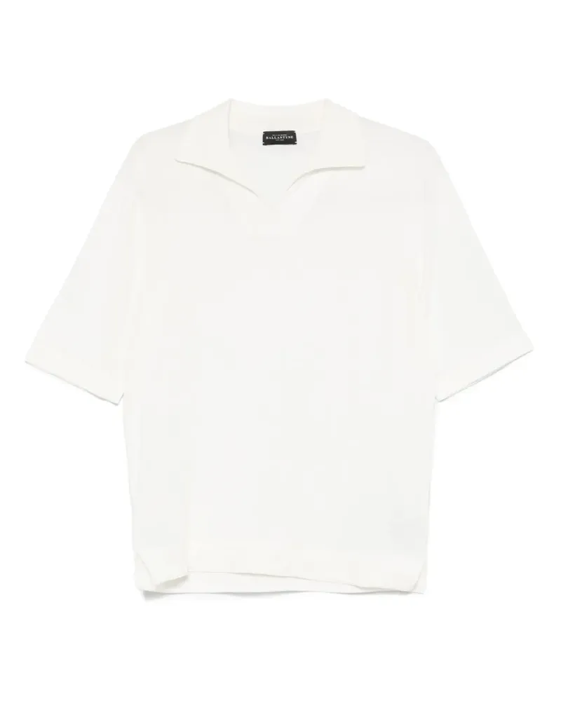 Ballantyne Klassisches Poloshirt - Weiß Weiß