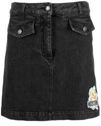 Moschino Jeansrock in A-Linie Schwarz