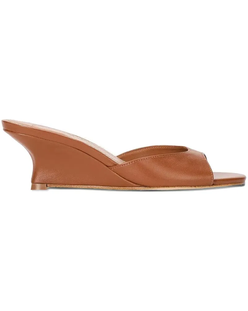 STAUD Brigitte wedge sandals - Braun Braun
