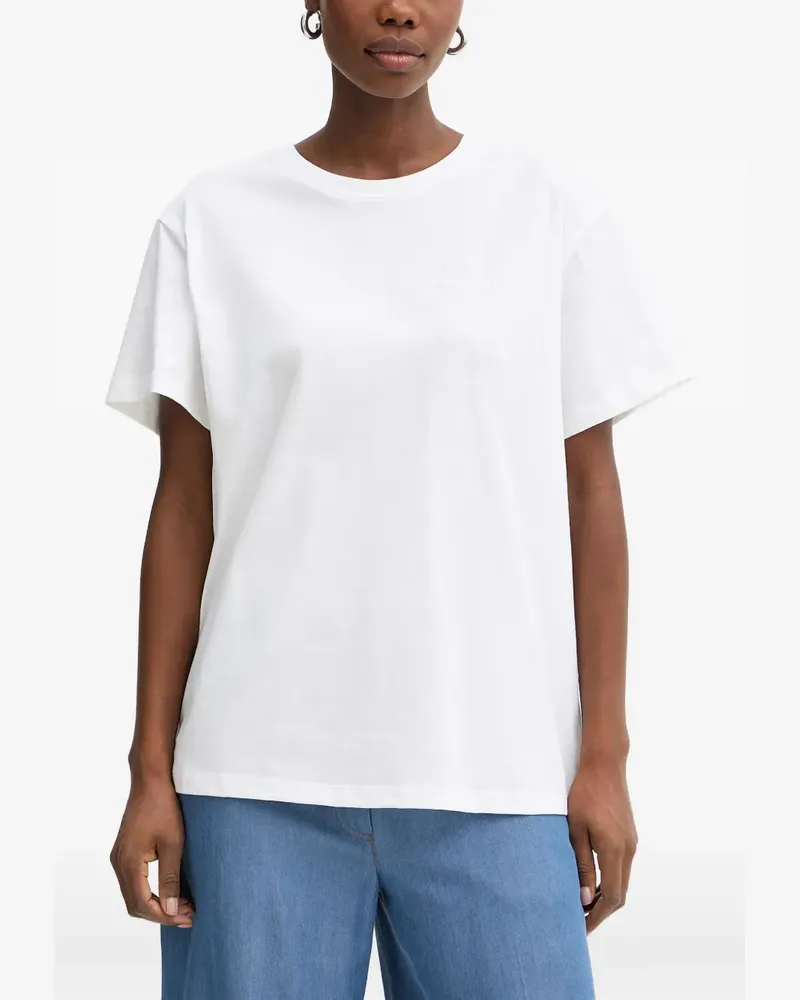 Twin-Set embroidered-logo T-shirt - Weiß Weiß