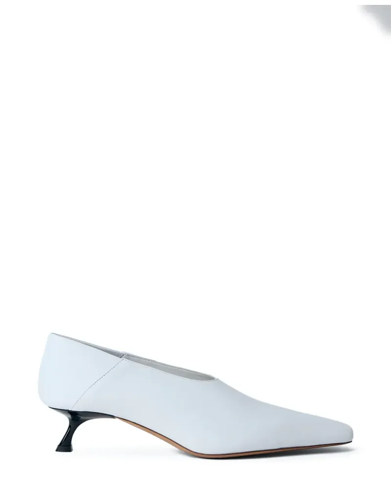 SPORTMAX Madia Pumps mit spitzer Kappe - Weiß Weiß