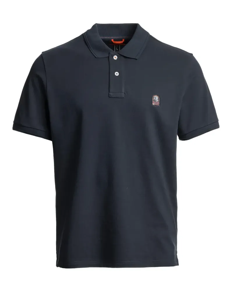 Parajumpers Poloshirt mit Logo-Patch - Blau Blau