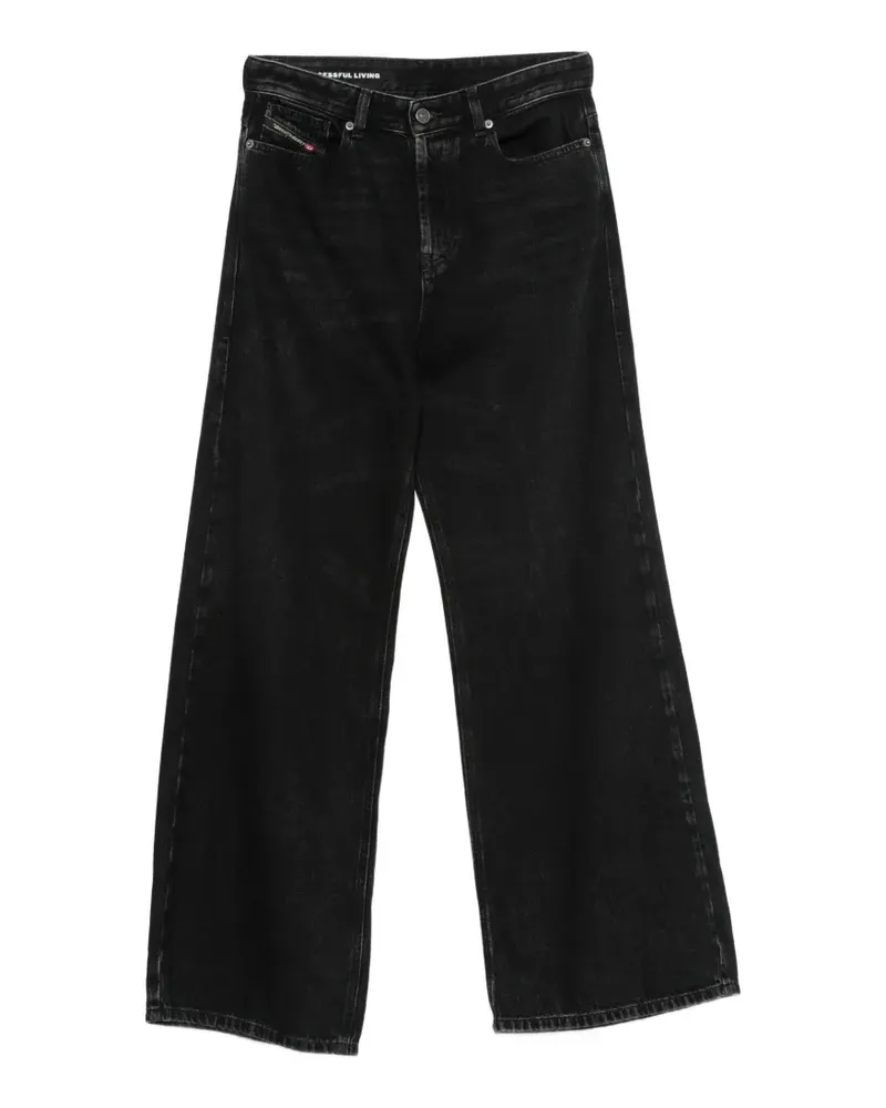 Diesel 1996 D-Sire wide-leg jeans - Schwarz Schwarz