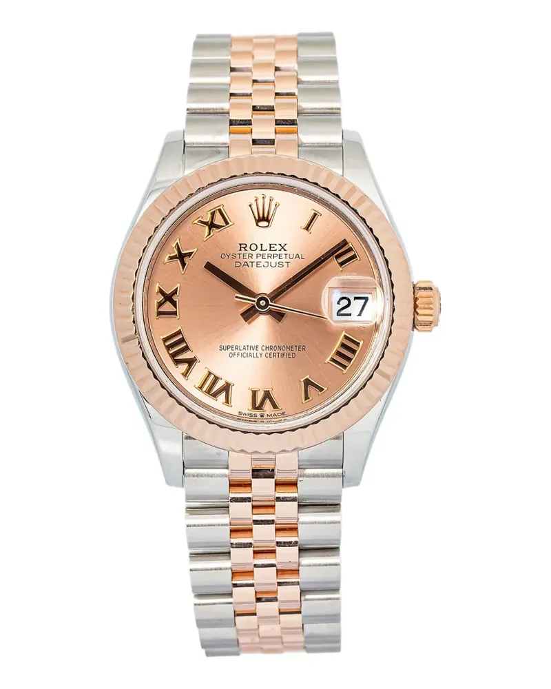 Rolex Datejust fluted bezel 31mm watch - Rosa Rosa
