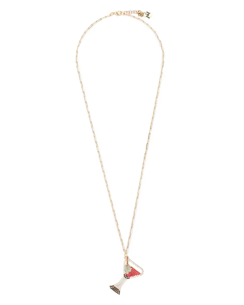 Rosantica Halskette mit Cocktailanhänger - Gold Gold