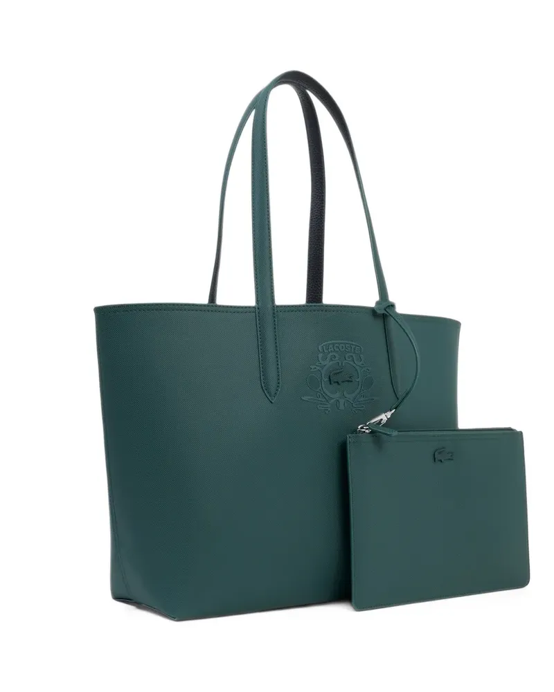 Lacoste Wendbare Tote Bag mit Beutel - Grün Grün