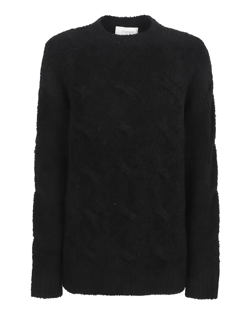 Max Mara Klassischer Pullover - Schwarz Schwarz