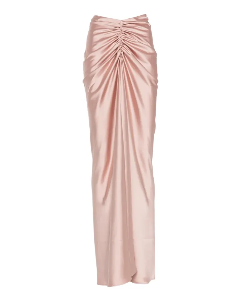 ANDAMANE Geraffter Iris Maxirock - Rosa Rosa