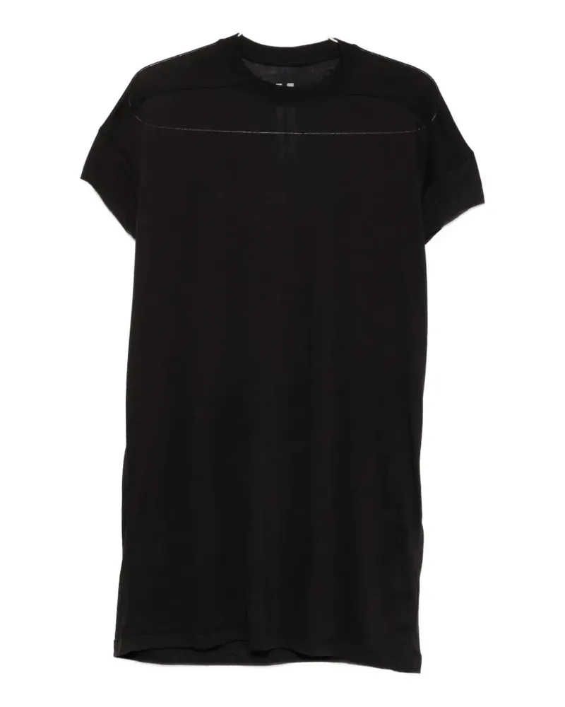Rick Owens seam-detail cap-sleeve T-shirt - Schwarz Schwarz