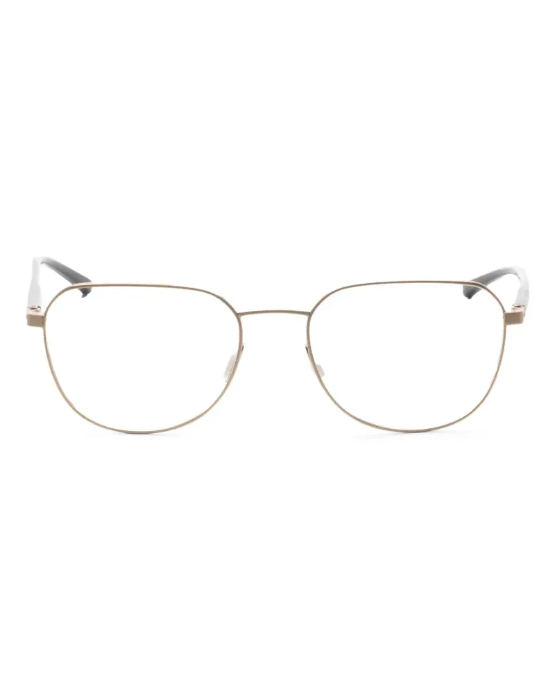 Porsche Design Brille mit geometrischem Gestell - Gold Gold