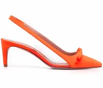 Spitze Sandie Slingback-Pumps - Orange
