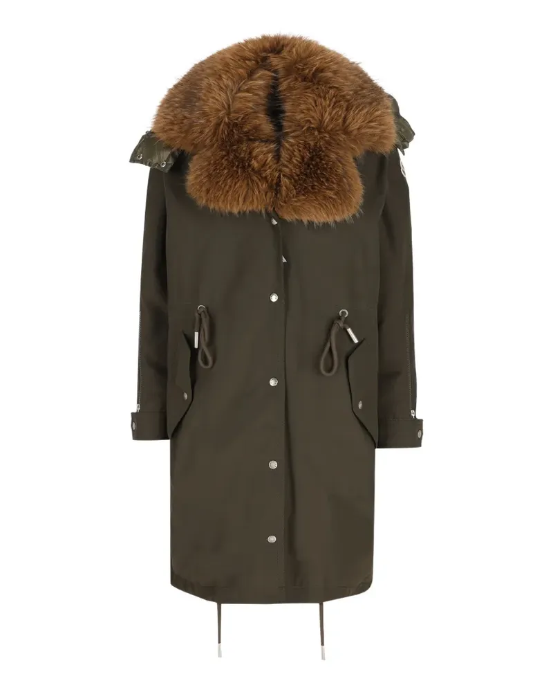 Moncler Parka mit Kordelzug - Grün Grün